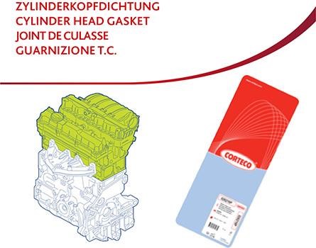 Corteco 83403085 Uszczelka głowicy cylindrów 83403085: Dobra cena w Polsce na 2407.PL - Kup Teraz!