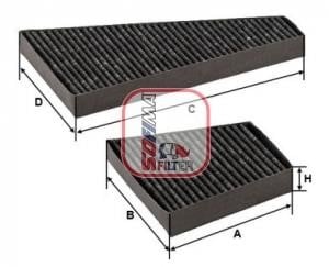 Sofima S 4302 CA Filter, interior air S4302CA: Buy near me at 2407.PL in Poland at an Affordable price!