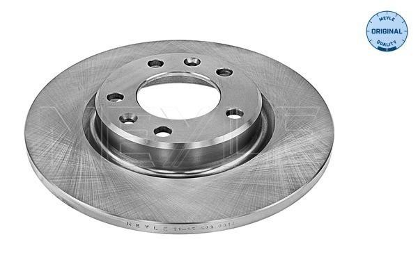 Meyle 11155230014 Rear brake disc, non-ventilated 11155230014: Buy near me at 2407.PL in Poland at an Affordable price!