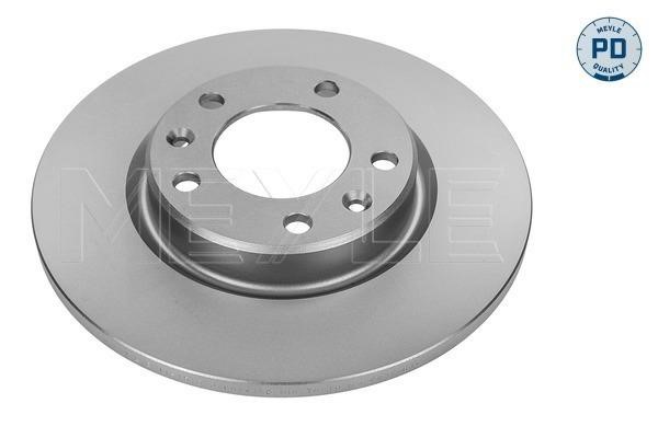 Meyle 11155230014PD Rear brake disc, non-ventilated 11155230014PD: Buy near me in Poland at 2407.PL - Good price!
