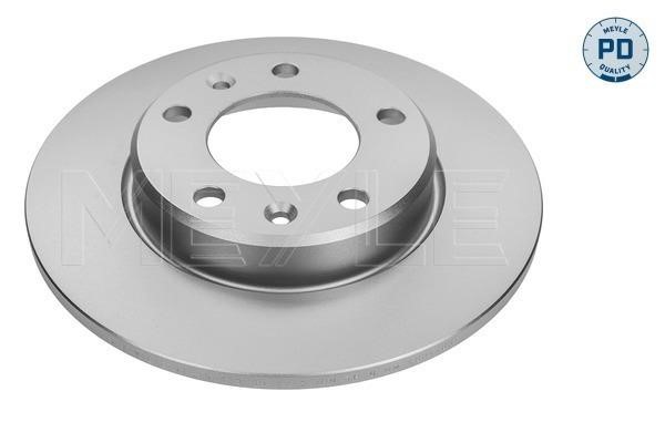 Meyle 11155230016PD Rear brake disc, non-ventilated 11155230016PD: Buy near me in Poland at 2407.PL - Good price!