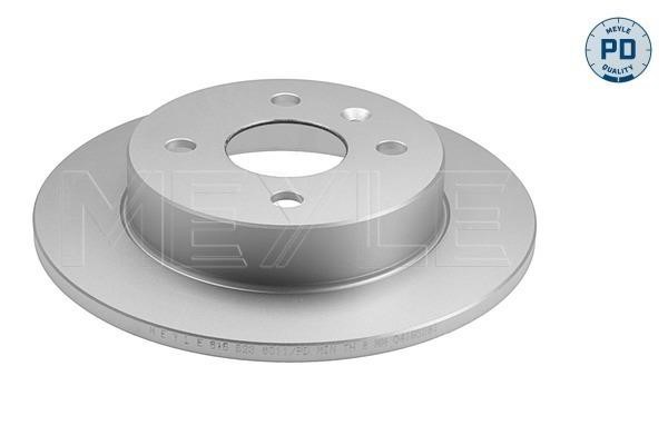 Meyle 615 523 0023/PD Rear brake disc, non-ventilated 6155230023PD: Buy near me at 2407.PL in Poland at an Affordable price!