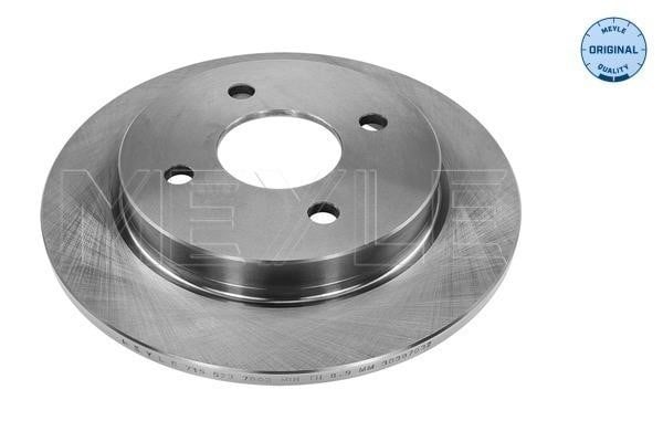 Meyle 715 523 0010 Rear brake disc, non-ventilated 7155230010: Buy near me at 2407.PL in Poland at an Affordable price!
