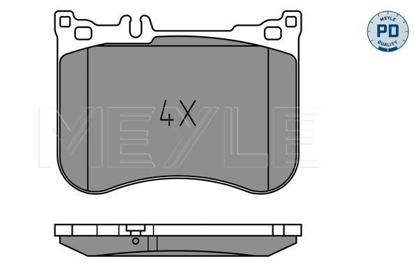 Meyle 025 257 0617/PD Scheibenbremsbeläge, Set 0252570617PD: Kaufen Sie zu einem guten Preis in Polen bei 2407.PL!