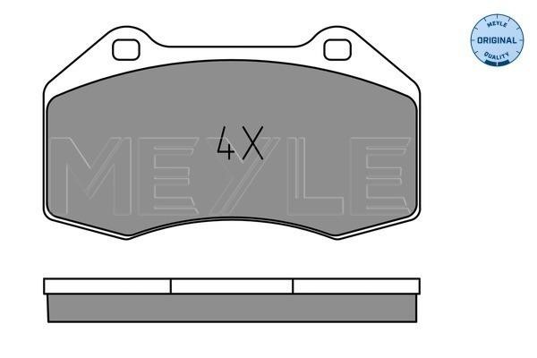 Meyle 025 241 6215 Тормозные колодки дисковые, комплект 0252416215: Отличная цена - Купить в Польше на 2407.PL!