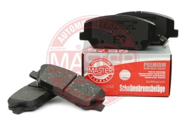 Brake Pad Set, disc brake Master-sport 13046135822NSETMS