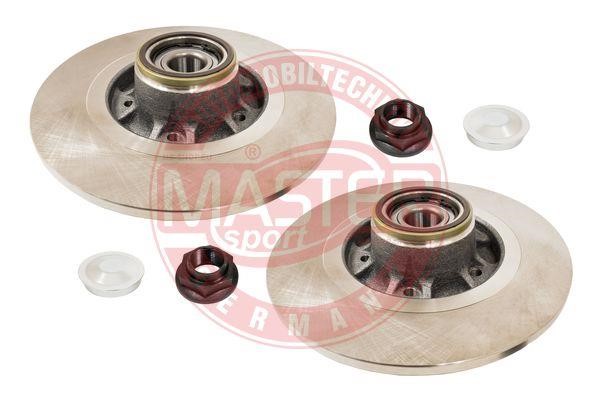 Master-sport 2401110174BSETMS Rear brake disc, non-ventilated 2401110174BSETMS: Buy near me in Poland at 2407.PL - Good price!