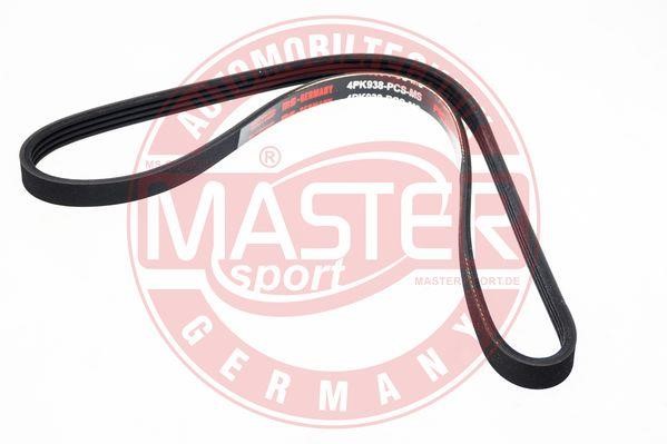 Master-sport 4PK938PCSMS V-ribbed belt 4PK938 4PK938PCSMS: Buy near me in Poland at 2407.PL - Good price!