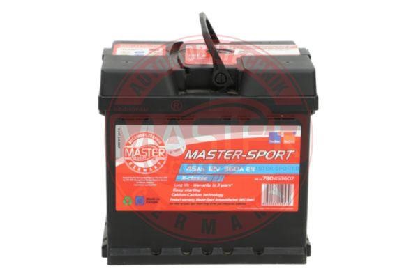 Master-sport 780453607 Battery Master-sport 12V 45AH 360A(EN) L+ 780453607: Buy near me in Poland at 2407.PL - Good price!