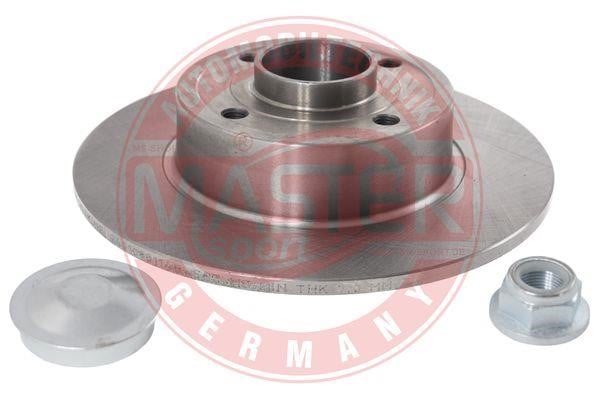 Master-sport 2401080114BPCSMS Rear brake disc, non-ventilated 2401080114BPCSMS: Buy near me in Poland at 2407.PL - Good price!