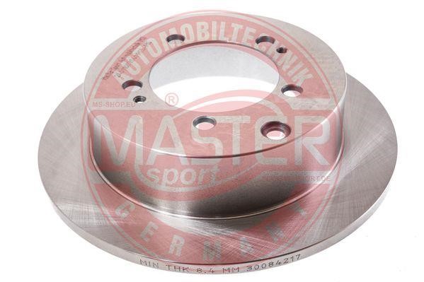 Master-sport 24011007041PCSMS Rear brake disc, non-ventilated 24011007041PCSMS: Buy near me in Poland at 2407.PL - Good price!