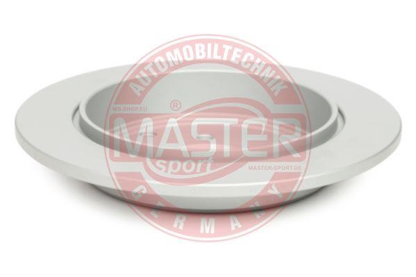 Тормозной диск задний невентилируемый Master-sport 24011002721-PCS-MS