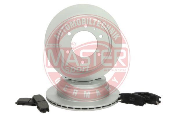 Master-sport 201801220 Rear ventilated brake discs with pads, set 201801220: Buy near me in Poland at 2407.PL - Good price!