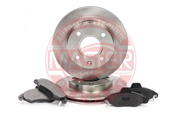 Master-sport 202001472 Front ventilated brake discs with pads, set 202001472: Buy near me in Poland at 2407.PL - Good price!