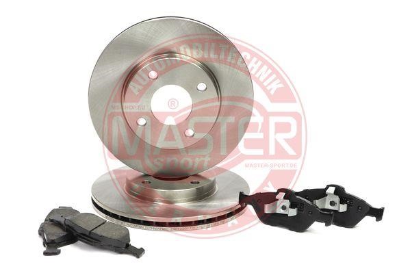 Master-sport 202201721 Front ventilated brake discs with pads, set 202201721: Buy near me in Poland at 2407.PL - Good price!