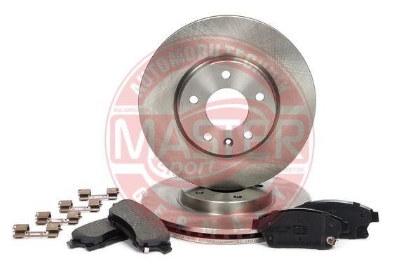Master-sport 202601660 Front ventilated brake discs with pads, set 202601660: Buy near me in Poland at 2407.PL - Good price!