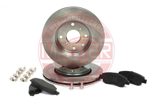 Master-sport 202001800 Front ventilated brake discs with pads, set 202001800: Buy near me in Poland at 2407.PL - Good price!