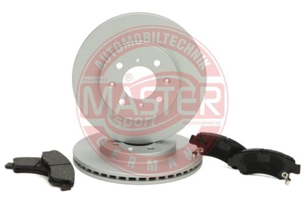 Master-sport 202101150 Front ventilated brake discs with pads, set 202101150: Buy near me in Poland at 2407.PL - Good price!