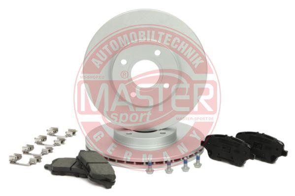 Master-sport 202301220 Front ventilated brake discs with pads, set 202301220: Buy near me in Poland at 2407.PL - Good price!