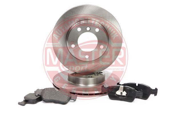 Master-sport 202201150 Front ventilated brake discs with pads, set 202201150: Buy near me at 2407.PL in Poland at an Affordable price!
