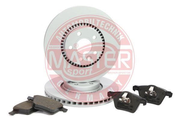 Master-sport 202801620 Front ventilated brake discs with pads, set 202801620: Buy near me in Poland at 2407.PL - Good price!