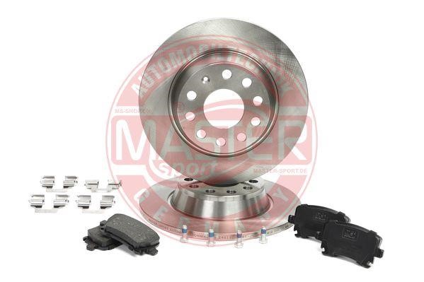 Master-sport 201201690 Brake discs with pads rear non-ventilated, set 201201690: Buy near me in Poland at 2407.PL - Good price!