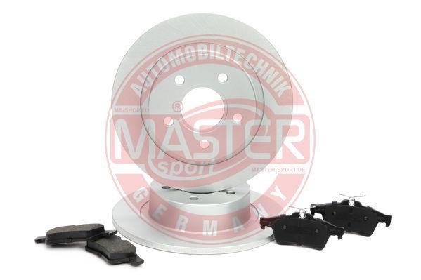 Master-sport 201101541 Диски тормозные с колодками задние невентилируемые, комплект 201101541: Отличная цена - Купить в Польше на 2407.PL!