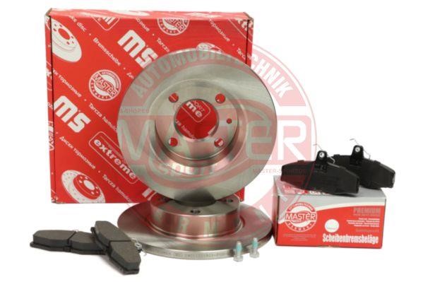 Brake discs with pads front non-ventilated, set Master-sport 201301820