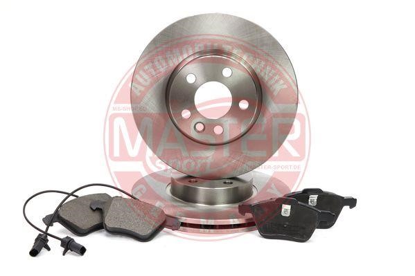 Master-sport 202601190 Front ventilated brake discs with pads, set 202601190: Buy near me in Poland at 2407.PL - Good price!