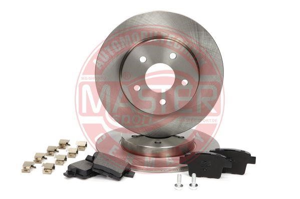 Master-sport 201201541 Brake discs with pads rear non-ventilated, set 201201541: Buy near me in Poland at 2407.PL - Good price!
