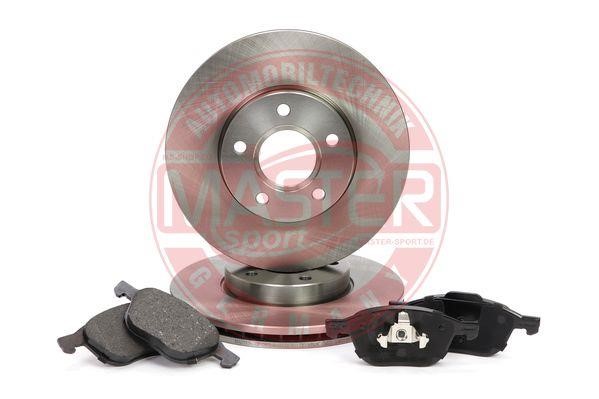 Master-sport 202501170 Front ventilated brake discs with pads, set 202501170: Buy near me in Poland at 2407.PL - Good price!