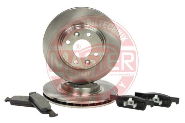 Master-sport 202202890 Front ventilated brake discs with pads, set 202202890: Buy near me in Poland at 2407.PL - Good price!