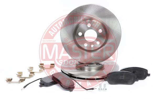 Master-sport 202801360 Front ventilated brake discs with pads, set 202801360: Buy near me in Poland at 2407.PL - Good price!