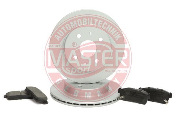 Master-sport 201701071 Front ventilated brake discs with pads, set 201701071: Buy near me at 2407.PL in Poland at an Affordable price!