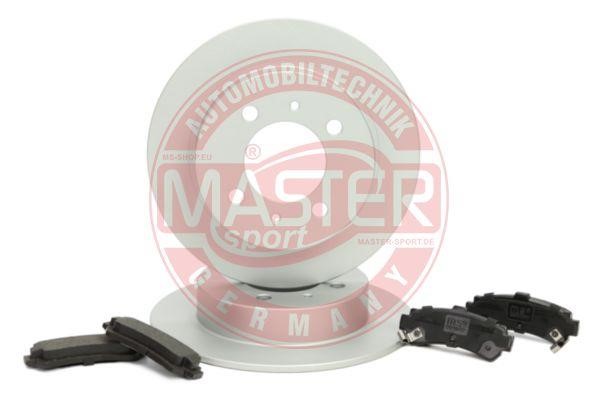 Master-sport 200701080 Bremsscheiben mit Belägen hinten unbelüftet, Satz 200701080: Kaufen Sie zu einem guten Preis in Polen bei 2407.PL!