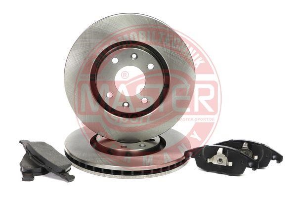 Master-sport 202601203 Front ventilated brake discs with pads, set 202601203: Buy near me in Poland at 2407.PL - Good price!
