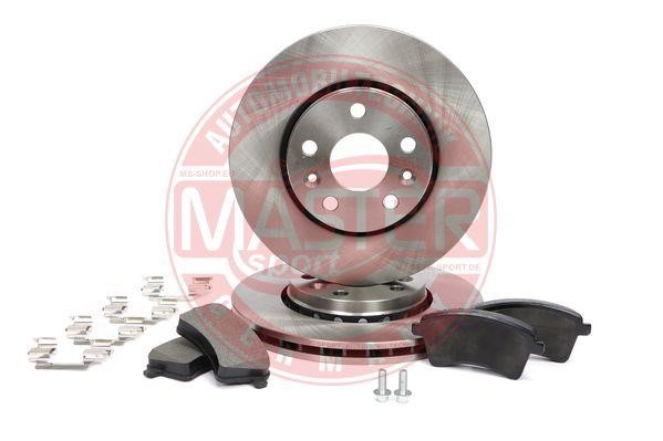 Master-sport 202402220 Front ventilated brake discs with pads, set 202402220: Buy near me in Poland at 2407.PL - Good price!