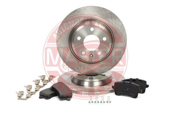 Master-sport 201201780 Brake discs with pads rear non-ventilated, set 201201780: Buy near me in Poland at 2407.PL - Good price!