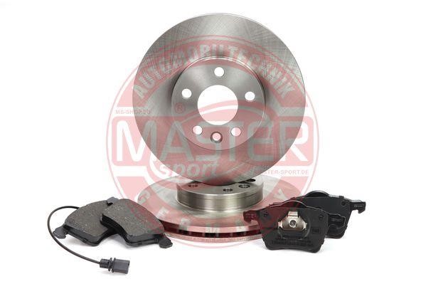 Master-sport 202601150 Front ventilated brake discs with pads, set 202601150: Buy near me in Poland at 2407.PL - Good price!