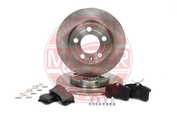 Master-sport 200901331 Brake discs with pads rear non-ventilated, set 200901331: Buy near me in Poland at 2407.PL - Good price!