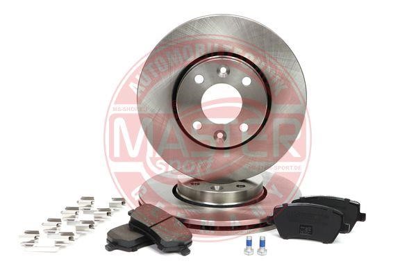 Master-sport 202202161 Front ventilated brake discs with pads, set 202202161: Buy near me in Poland at 2407.PL - Good price!