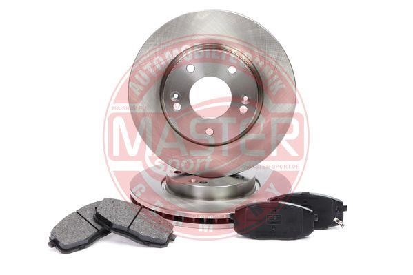 Master-sport 202601500 Front ventilated brake discs with pads, set 202601500: Buy near me in Poland at 2407.PL - Good price!