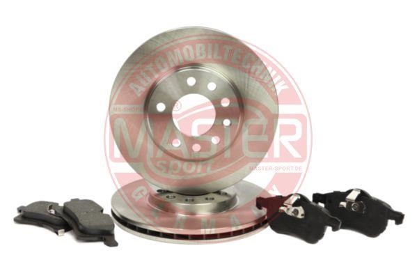 Master-sport 202501310 Front ventilated brake discs with pads, set 202501310: Buy near me in Poland at 2407.PL - Good price!
