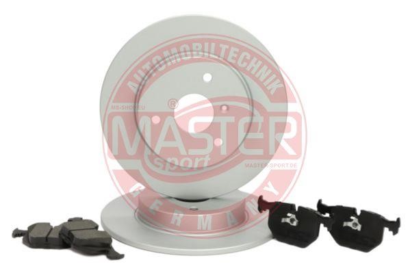 Master-sport 200901360 Brake discs with pads front non-ventilated, set 200901360: Buy near me in Poland at 2407.PL - Good price!