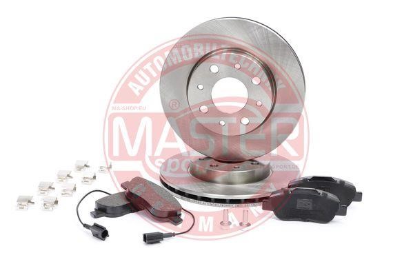 Master-sport 202001840 Front ventilated brake discs with pads, set 202001840: Buy near me in Poland at 2407.PL - Good price!