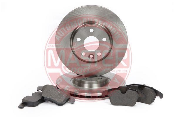 Master-sport 202801540 Front ventilated brake discs with pads, set 202801540: Buy near me in Poland at 2407.PL - Good price!