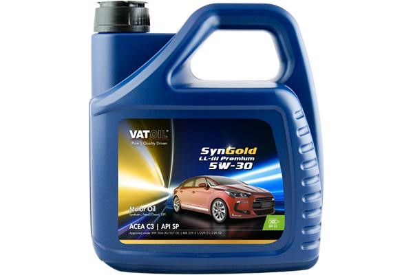 Vatoil 50583 Моторное масло Vatoil SynGold LL-III Premium 5W-30, 4л 50583: Отличная цена - Купить в Польше на 2407.PL!