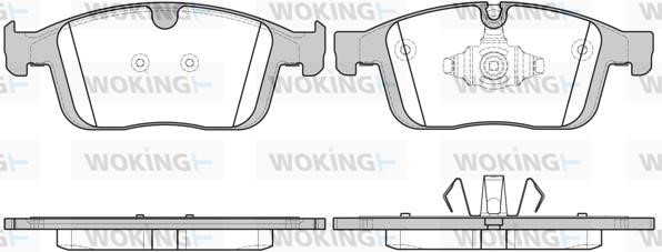 Woking P1789300 Гальмівні колодки, комплект P1789300: Купити у Польщі - Добра ціна на 2407.PL!