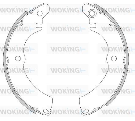 Woking Z4291.00 Колодки тормозные барабанные, комплект Z429100: Отличная цена - Купить в Польше на 2407.PL!