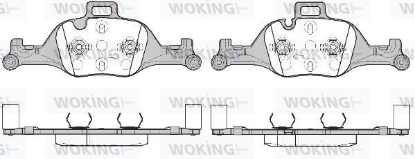 Woking P16403.00 Brake Pad Set, disc brake P1640300: Buy near me at 2407.PL in Poland at an Affordable price!